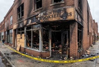 Book store fire