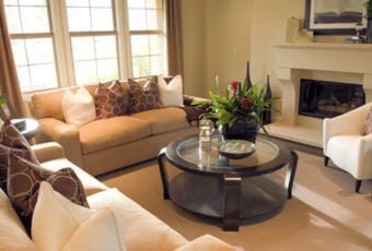 Interior of a newer home